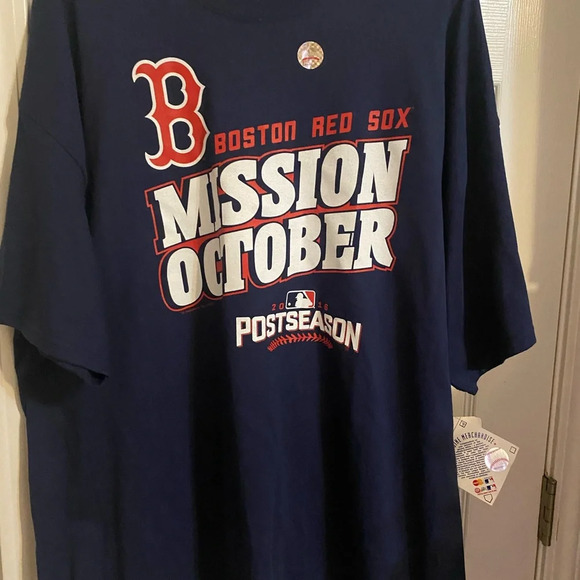 NWT Boston Red Sox Mission October Tee Shirt - Picture 3 of 9